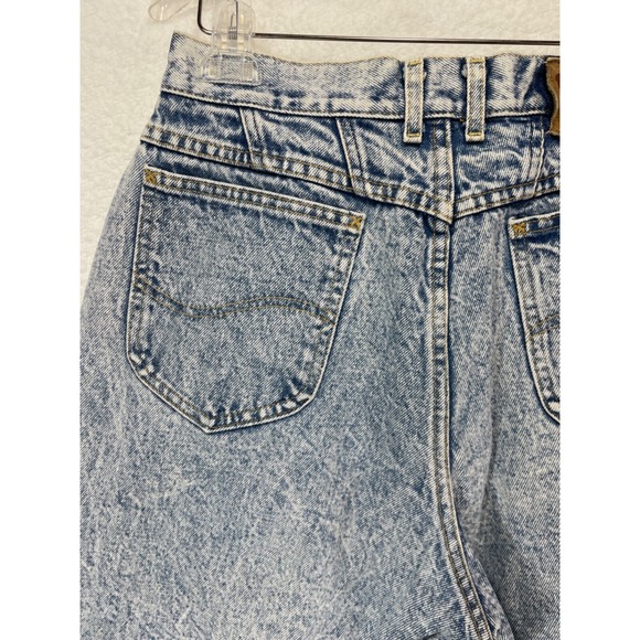 Lee Rider's Women's size 16 Vintage Acid Wash High Waist Tapered Leg - Picture 8 of 14